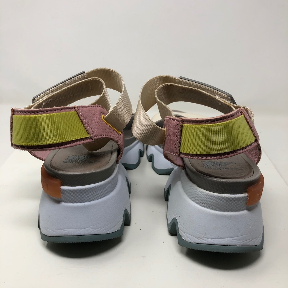 Sorel Kinetic Impact Sandals Womens 8 Pink White Chunky Sporty Streetwear Active - Picture 3 of 16